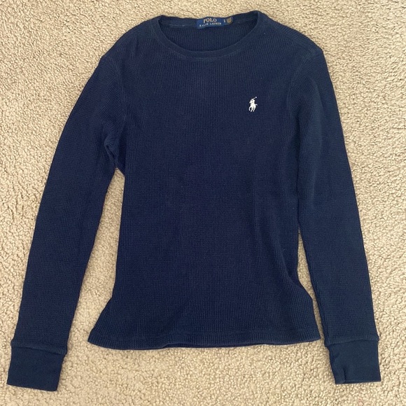 Gently used men’s Ralph Lauren waffle long sleeve - Picture 2 of 2